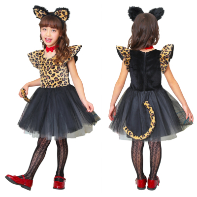 プティレオパード キッズ＞892878 ∥子供用プリンセスドレス