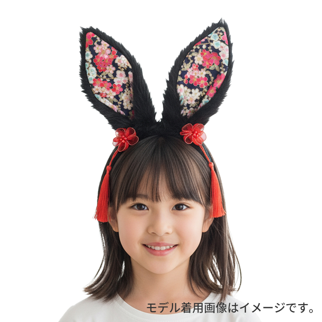 リアクタントのフリルデザイン 黒 カチューシャ リアクタントのフリル