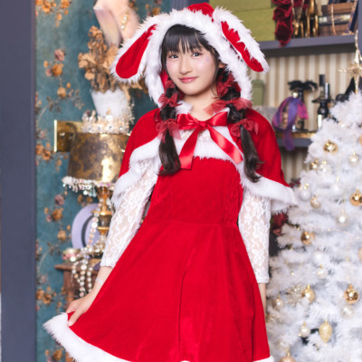 クリスマス コスチューム ジュニア メリープラムフェアリー うさぎ