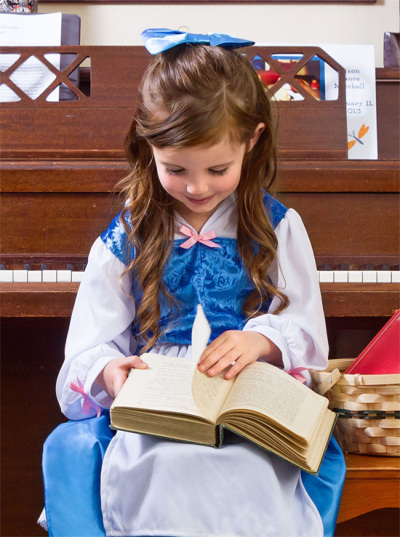 美女と野獣 エプロンワンピースドレス＞∥子供用プリンセス