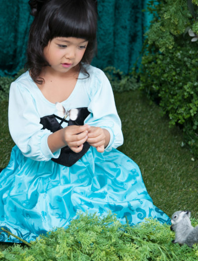 リトルマーメイド ワンピースドレス＞∥子供用プリンセスドレス