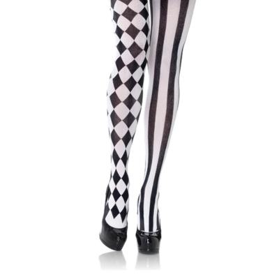 ☆新品タグ付き☆ブルーフォレタイツ☆ブラックグレー☆2足セット☆ レッグアベニュー レディース大人用 ハーレクインタイツ