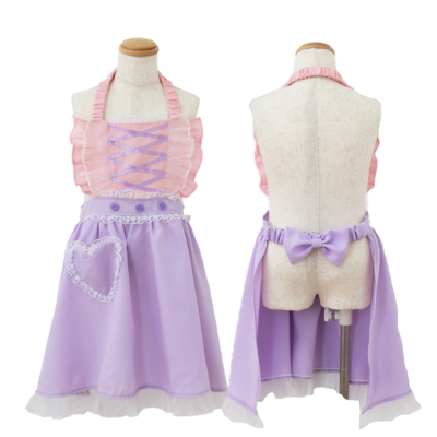 お得な4着セット プリンセスなりきり かんたんドレス エプロン 3角巾